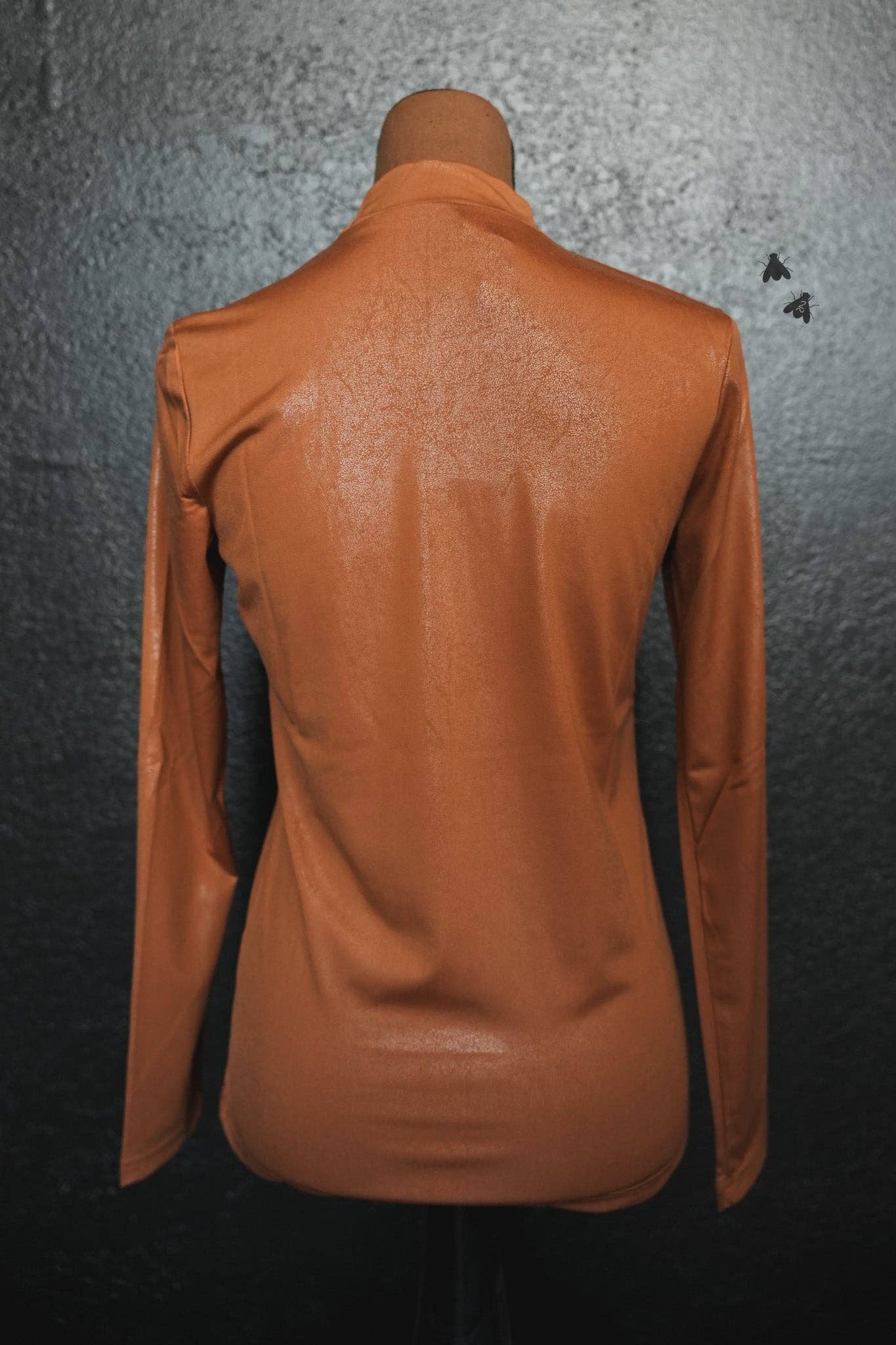 LEDDY LEATHER L/S *SADDLE