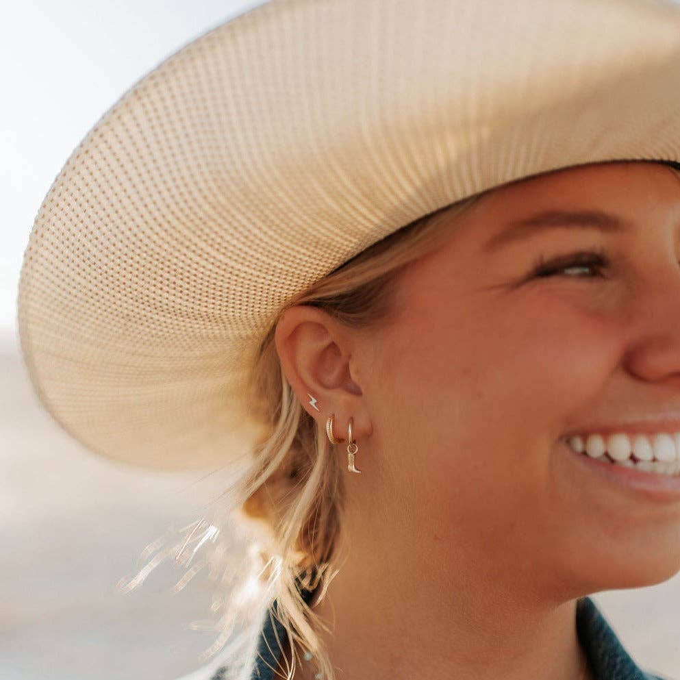 Dolly Boot Hoop Earrings