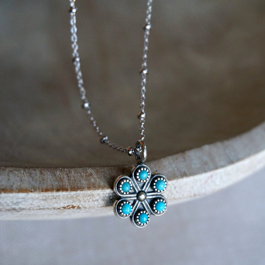 Iris Turquoise Necklace