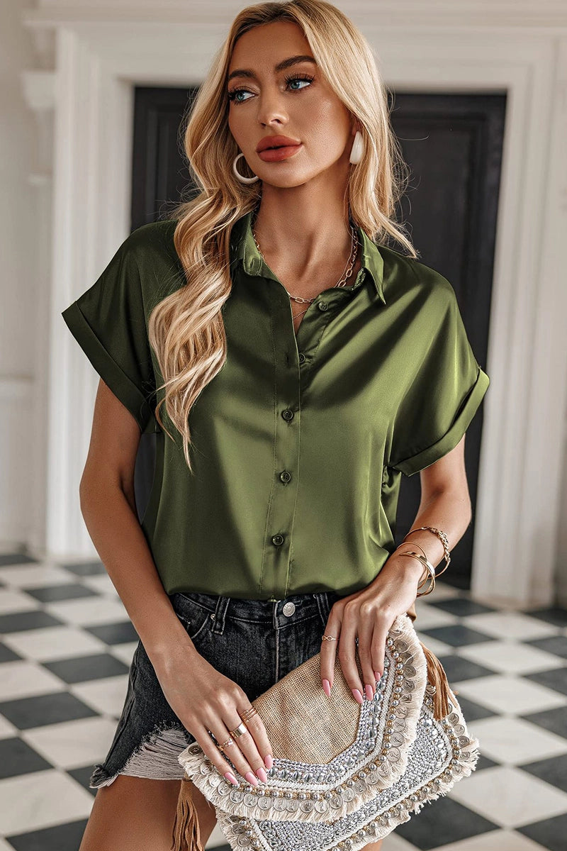 Army Green Blouse