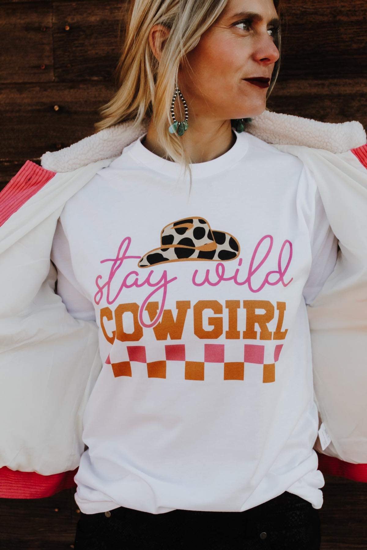 Stay Wild Cowgirl Graphic Tee