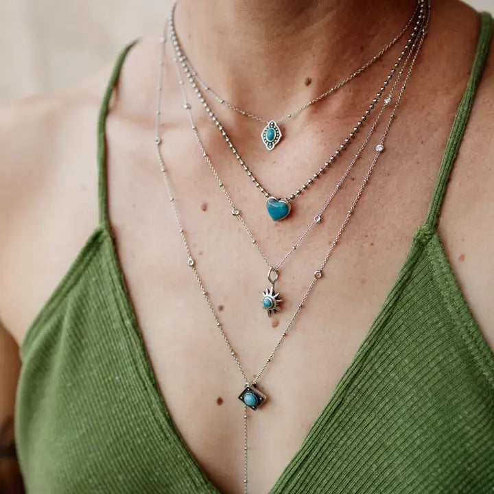 Turquoise Heart Necklace